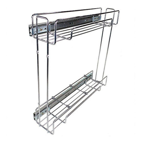 Porta Latas / Óleo Lateral R1 Inox 125x440x450mm Jomer 8654