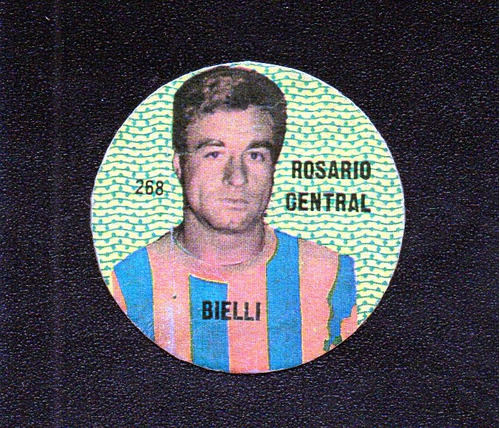 Sport 1967. Figurita N° 268 Bielli Rosario Central. Mira!!!!