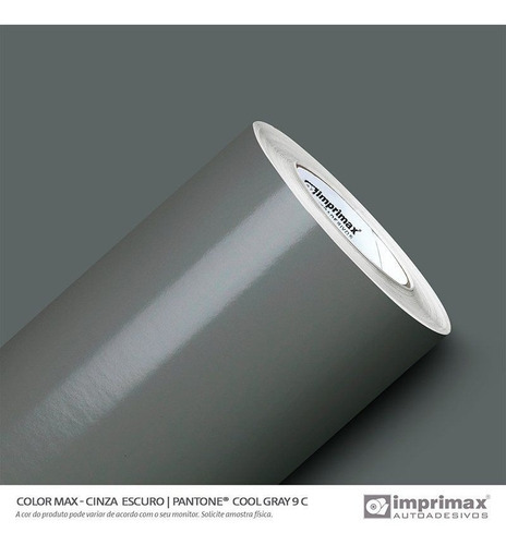 Adesivo Branco Envelopamento Laquear Mesa E Vidros 1,5m Top Cor Cinza-escuro