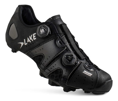 Zapatos Mtb Lake Cycling Mx241 Carbon Negro Black Boa New