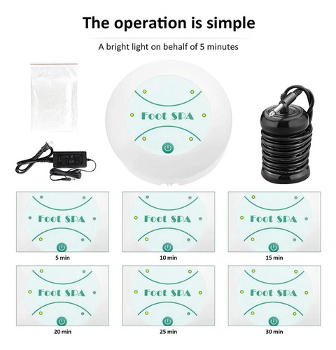Dispositivo De Spa Foot Detox, Conjunto Iónico, 110 V/220 V