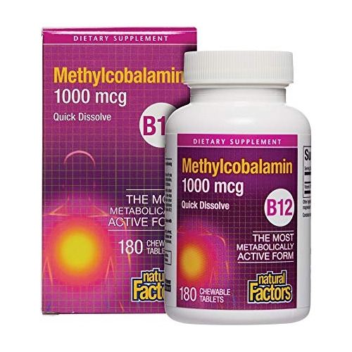Factores Naturales, Vitamina B12 Metilcobalamina 1000 5negn