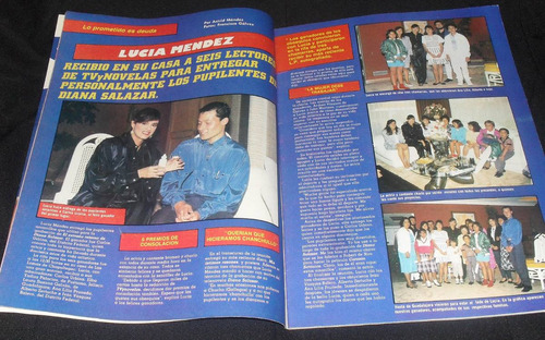 Revista Tv Y Novelas Thalia Lucia Mendez Enmanuel (Usado)