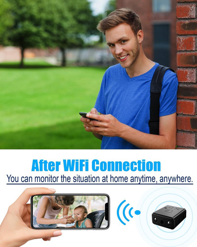 W Mini Cámara Espía Wifi, Cámaras Ocultas Más Pequeñas
