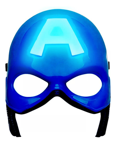 Máscara Capitão América Led Cor Azul