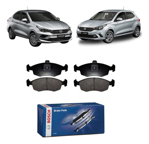 Pastillas De Freno Delanteras Bosch Fiat Argo Cronos 1.3