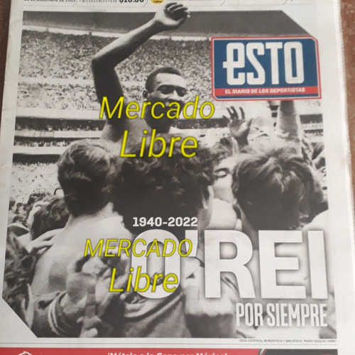 Periódico Histórico Esto Muere Rey Pelé Dic. 2022