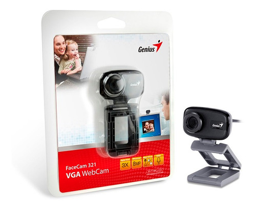 Camara Web Genius Vg 8mp Usb Facecam 321- Tecsys