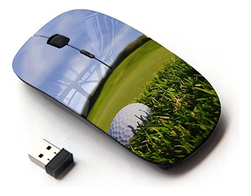 Ratón Inalámbrico Ergonómico Golf Ball Para Golfistas