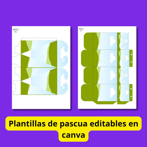 Kit Plantillas De Pascua Editables En Canva