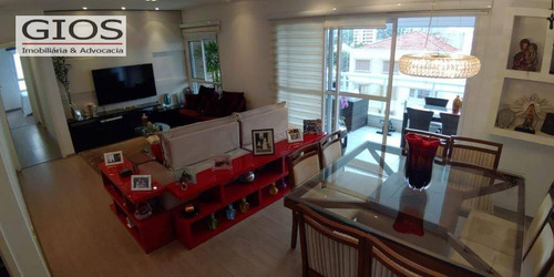 Apartamento Com 3 Dormitórios À Venda, 145 M² Por R$ 1.450.000,00 - Santa Terezinha - São Paulo/sp - Ap0223