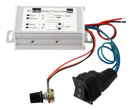 Control De Velocidad Del Motor De 400w Dc 12v-24v Dc 12v 24v