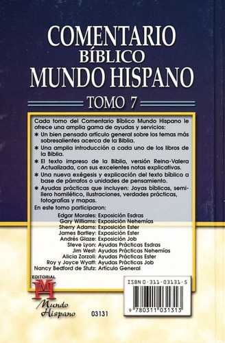Comentario B. Mundo Hispano T. 7 Esdras, Carro D, Estudio