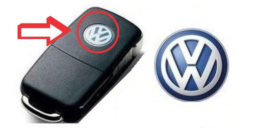 Emblema Volkswagem Aluminio Chave Canivete Vw Frete Grátis