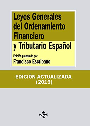 Libro Leyes Generales Del Ordenamiento Financiero Y Trib De