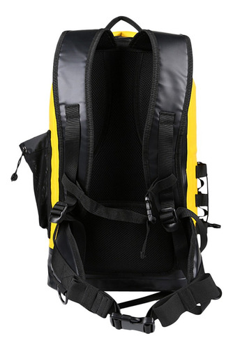 Bolsa Seca Impermeable Para Kayak Rafting Flotante Amarillo