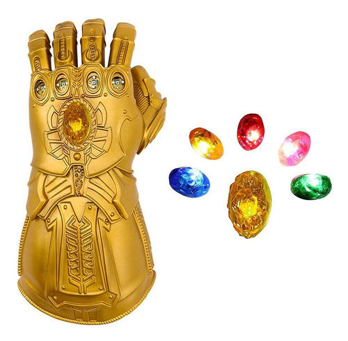 Guantelete Thanos Con Guante Infantil Led Con Muñec