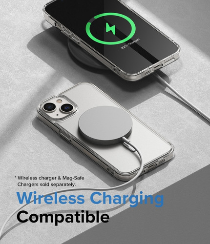 Funda Ringke Fusion Magnetic Para iPhone 14 De 6.1 Impacto Color Clear Matte (transparente Matte) iPhone 14 6.1