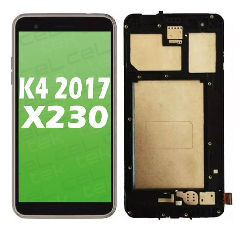 Modulo Compatible LG K4 2017 X230 Display Touch Con Marco