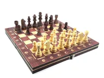 Comprar Ajedrez De Madera 25x25 + Backgammon