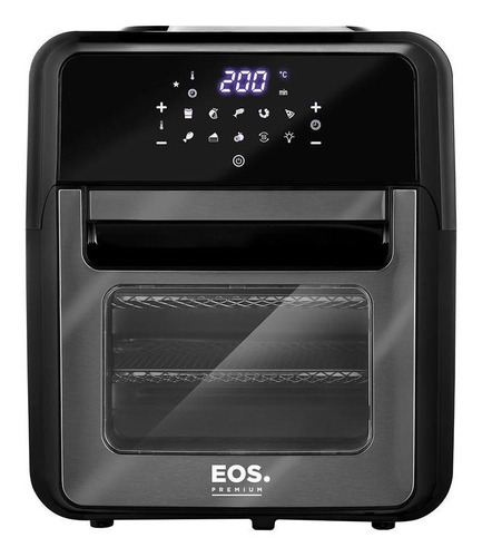 Fritadeira Sem Óleo Air Fryer Eos Premium 12l Digital Touch Cor Preta 220V