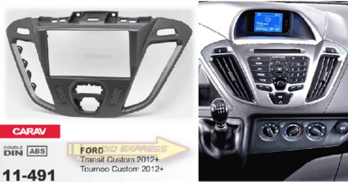 Base Frente Adaptador Estereo Ford Tourneo Custom 2012-up