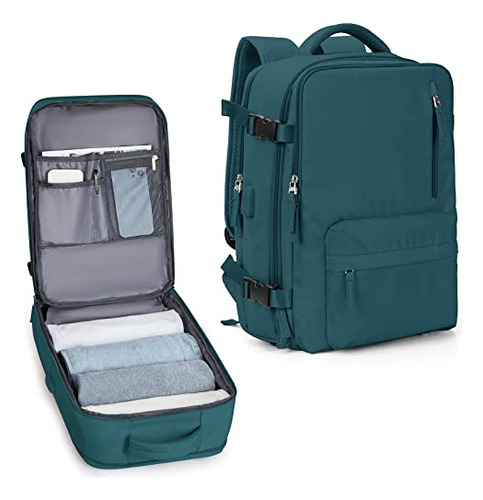 Mochila De Viaje De Gran Capacidad L Con Cargador Usb V-az