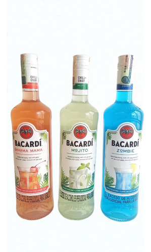 Ron Bacardí Combo X3 Uds X 750m - mL a $77