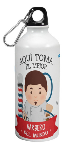 Botella De Agua Deporte Aqui Toma El Mejor Barbero