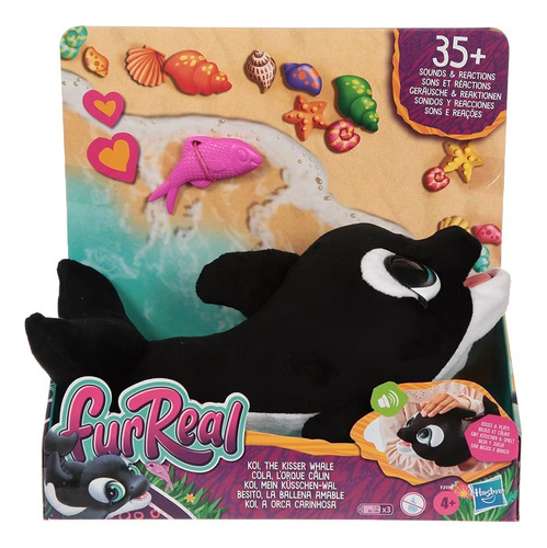 Fur Real Furreal Besito, La Ballena Amable Orca Mascota Inte