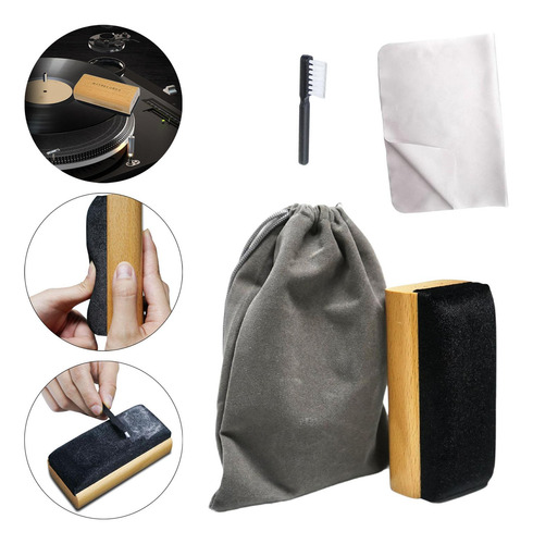 Vinyl Cleaner Set With Storage Bag Portable Professional