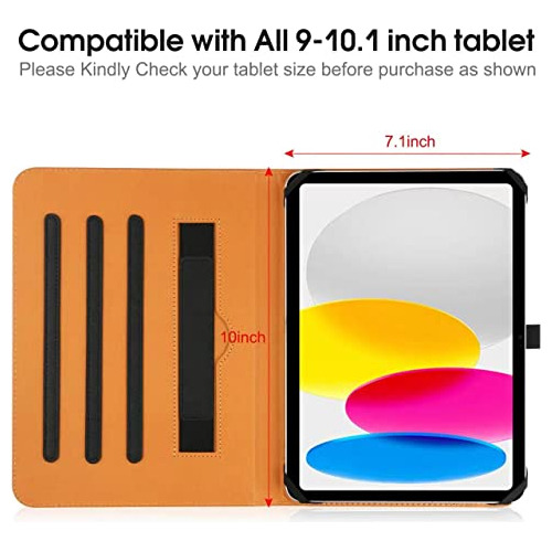 Funda Universal Para Universal 9 10 10.1 Pulgada Tablet Negr