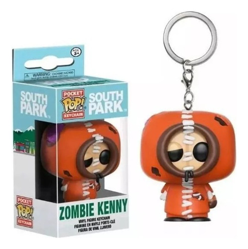 Chaveiro Boneco Funko Pop Zombie Kenny South Park Coleção