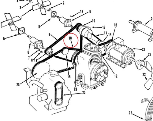 Imagem 4 de 4 de Correia Thermo King Motor Diesel Kd2 Md2 Bkd 780977
