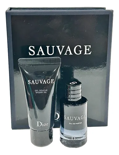 Perfume & Shower Gel Set Dior Sauvage For Men Travel Size