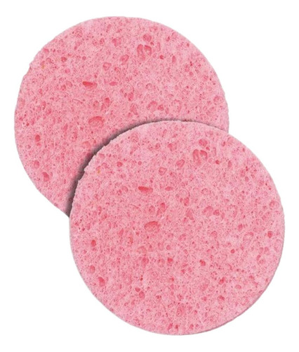 Esponja Celulose Facial Ricca Rosa C/2 Un