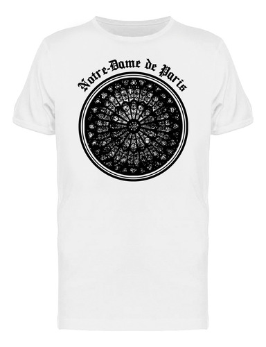 Notre Dame De París Vitraux Vitral Camiseta De Hombre