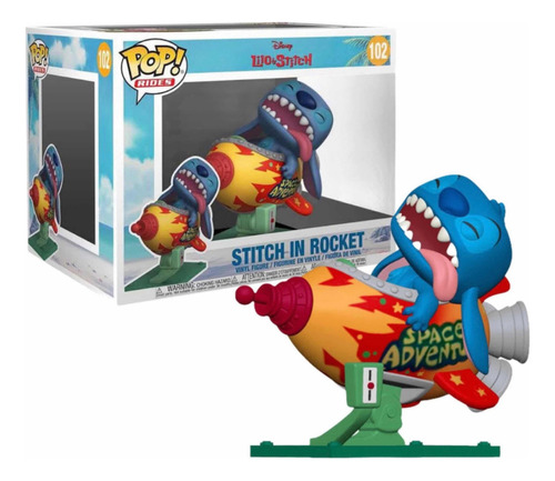 Funko Pop Ride Stitch In Rocket #102 Disney Lilo & Stitch
