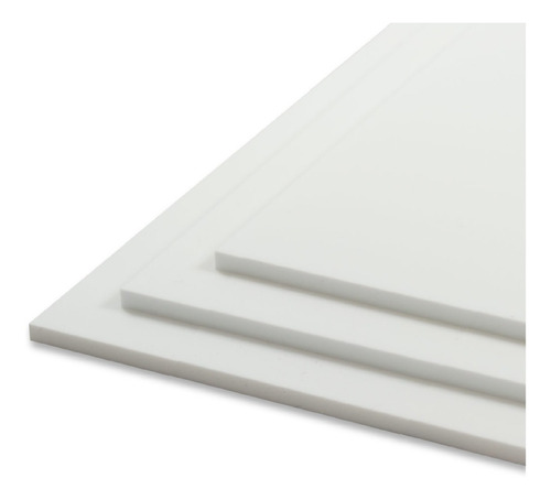 Plancha Acrílico Blanco Lechoso 3mm 1.22 Mt X 2.44 Mt