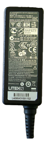 Fonte Carregador Liteon 20v 2a Pino 5.5mm X 2.5mm 40w