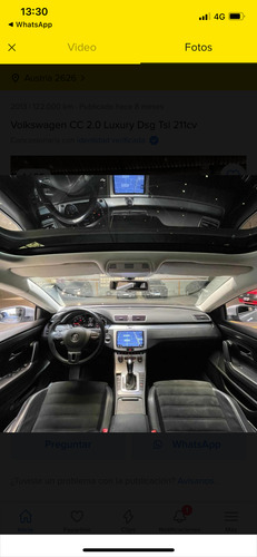 Volkswagen CC 2.0 Advance Tsi 211cv