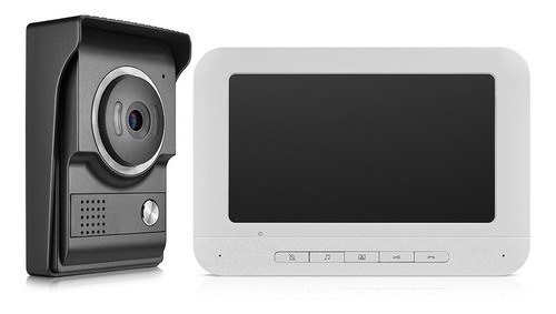7 Pulgadas Video Puerta Teléfono Timbre Intercomunicador Kit