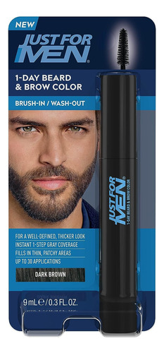 Just For Men Color De Barba Y Cejas Marron Oscuro De Usa 