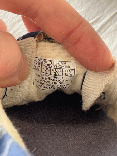 Zapatillas Alpargatas Niños Polo Y Tommy Hilfiger (Usado)