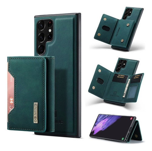 B Funda De Polipiel Tarjeta For Samsung Galaxy S20 S21 S22