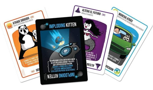 Imagen 2 de 3 de Juego De Mesa Imploding Kittens Expasion Exploding Kittens