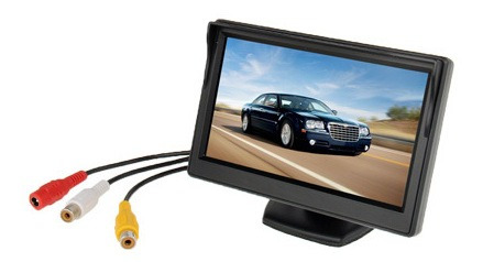 Monitor Vehiculo Lcd Color Pantalla 5 Tft Seguridad