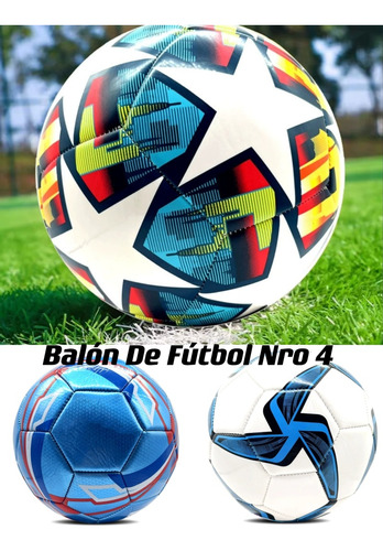 Balón De Fútbol Cocido Nro 4