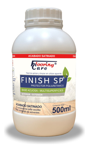 Floring Care Hidrolaca Finish Sp 500ml Mate - Satinado | Md