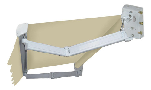 Toldo Retractil Exterior Manual 6,00 X 4,00 M Protección Uv